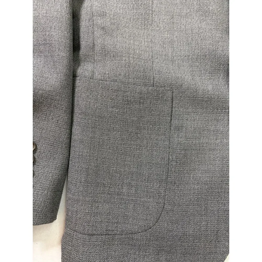 Bonobos Marzotto Italian Wool Men’s Sport Coat Blazer Gray 40R Standard Fit